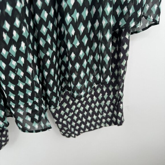 HD in Paris Anthropologie Womens Skirted Waterfront Pants Sz 4 Lagenlook Flowy H - Picture 7 of 10